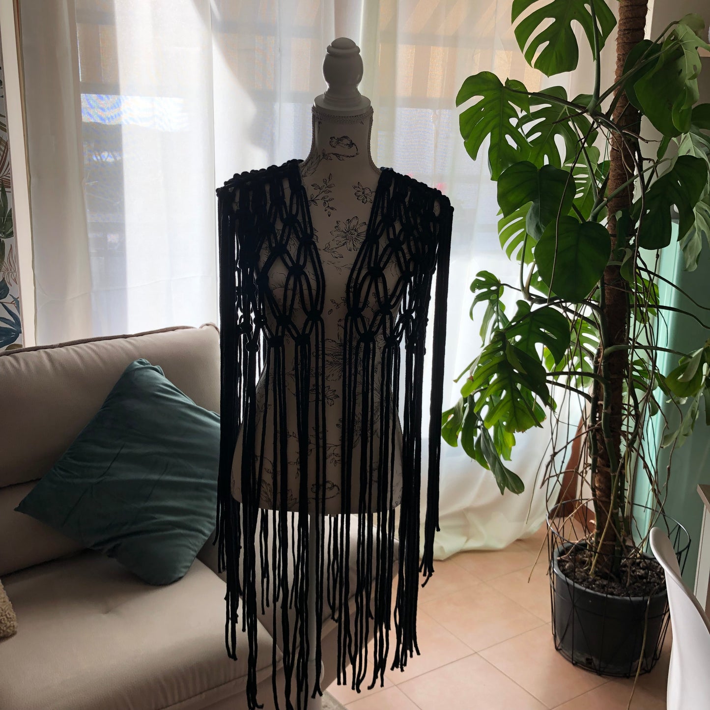 Gilet in Macrame - MacraLu di Ludovica Mazzanti