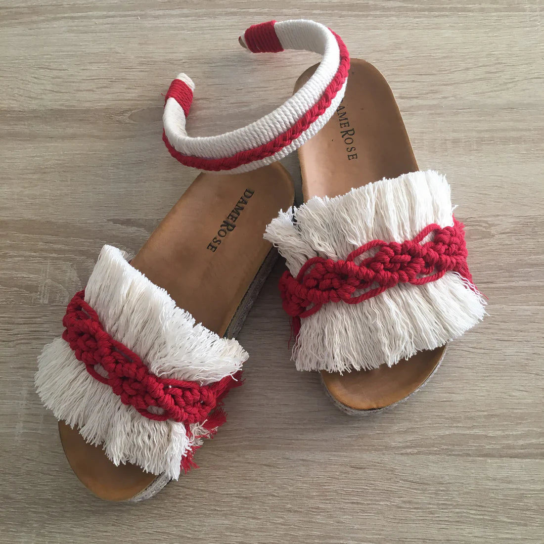 Ciabattina in Macramè mod. Dalia - MacraLu di Ludovica Mazzanti