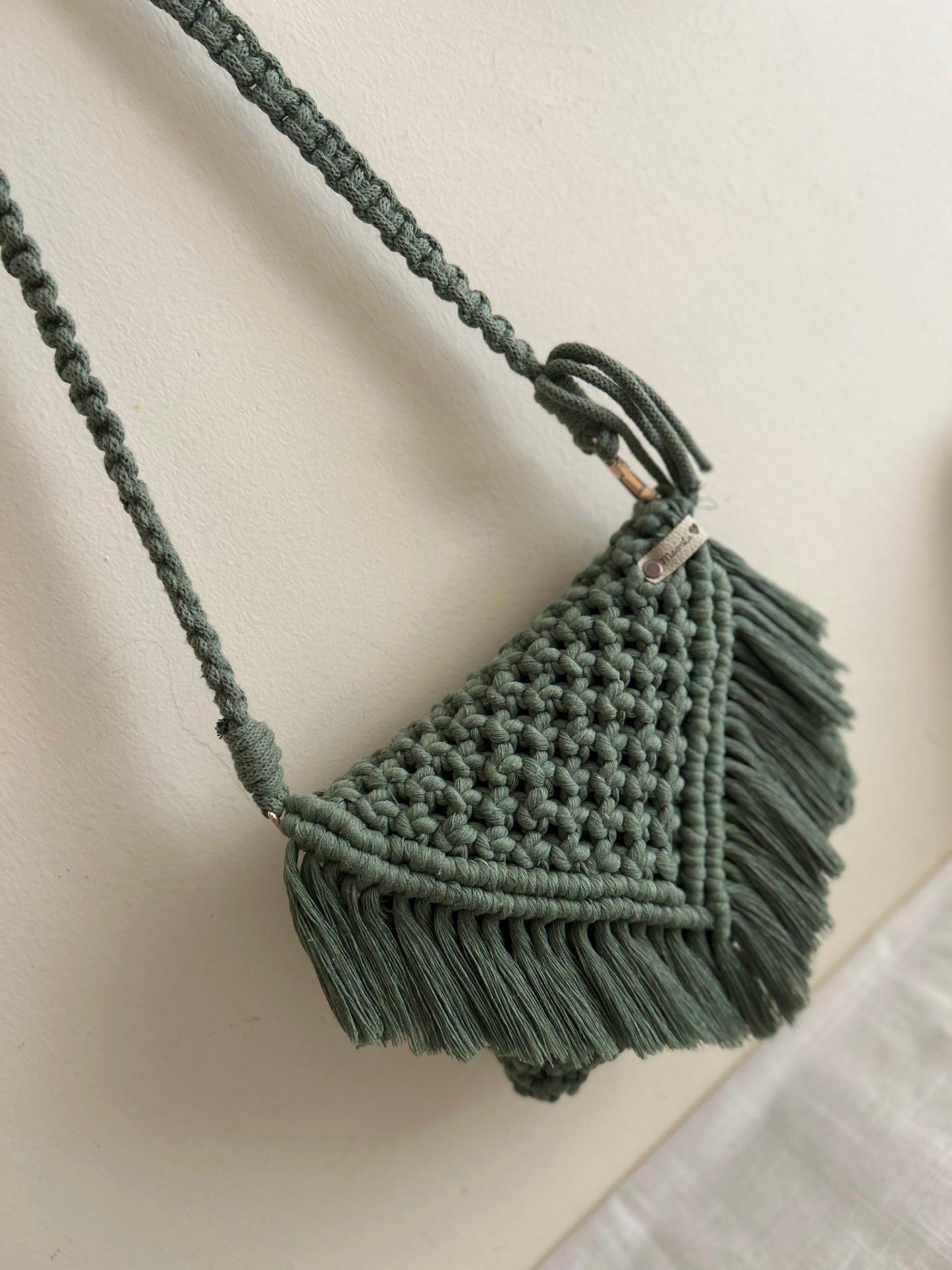 Borsa/pochette in Macramè - MacraLu di Ludovica Mazzanti