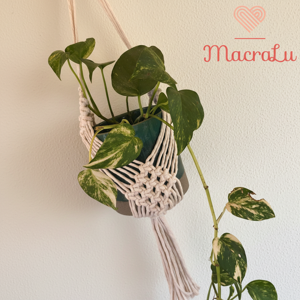 Workshop macramè Portavaso Venerdì 23 Ottobre ore 14:00 - 15:30