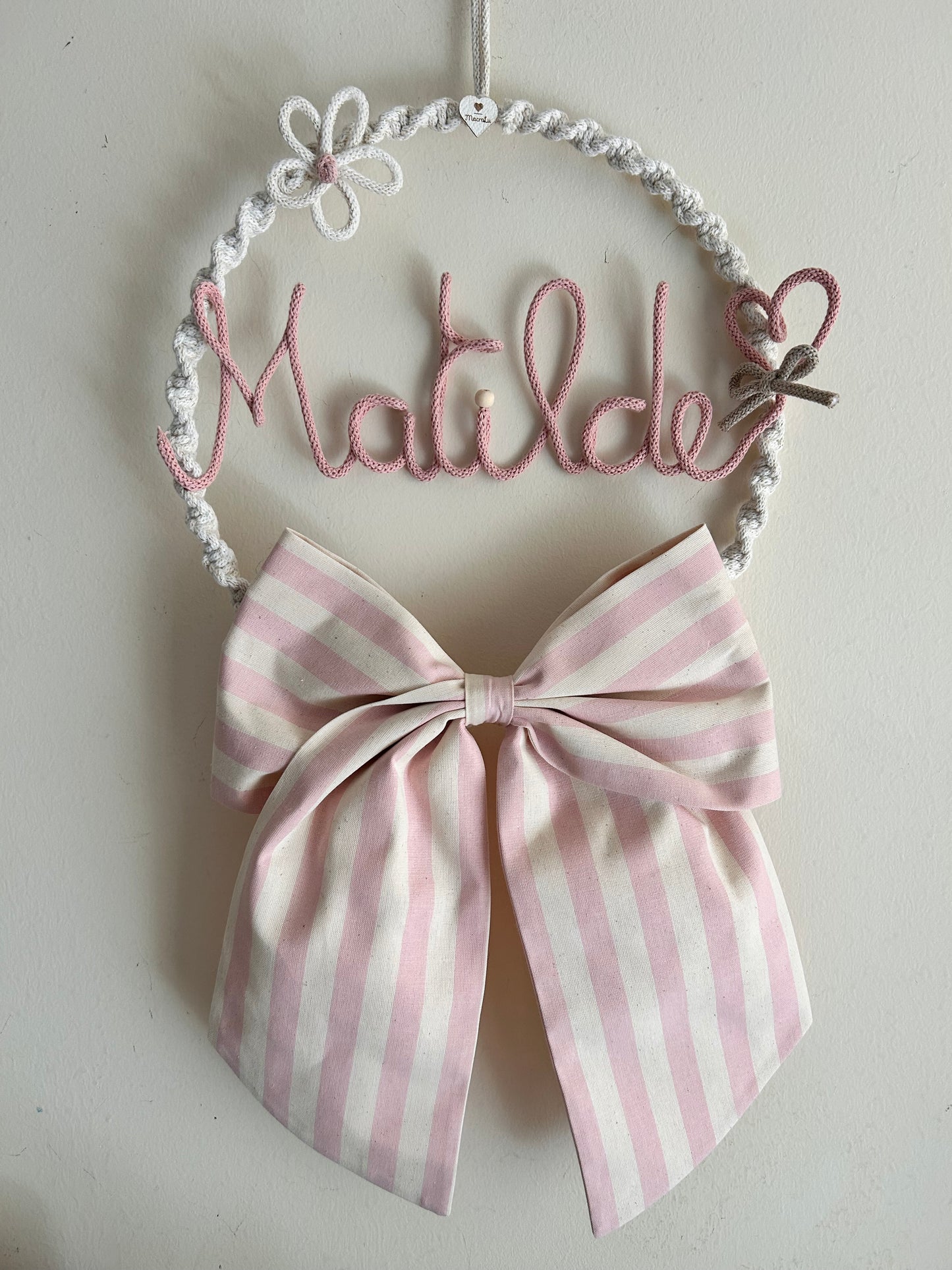 Ghirlanda nascita “Fiocco”