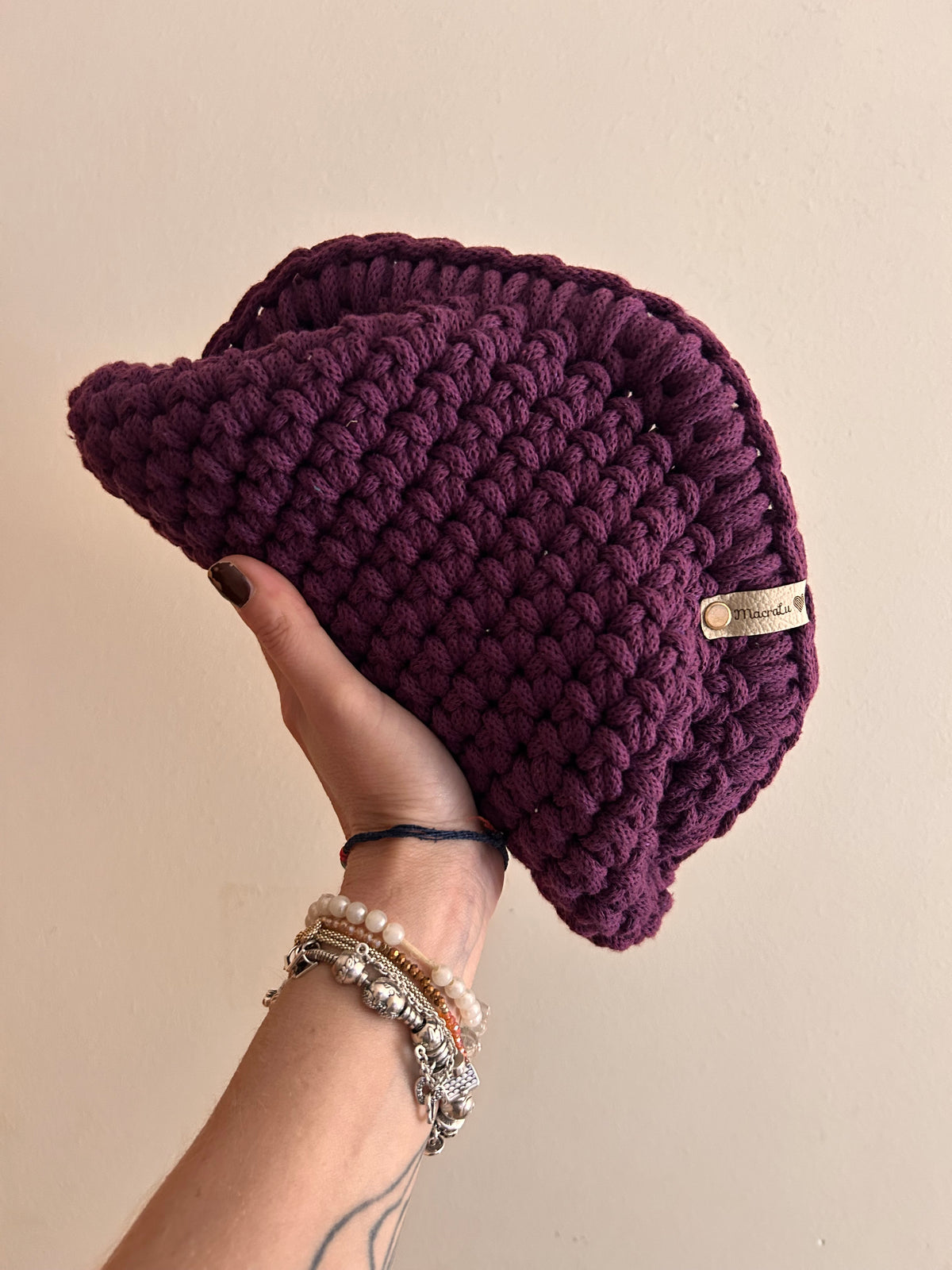 Sally Aubergine • Clutch Bag • Uncinetto