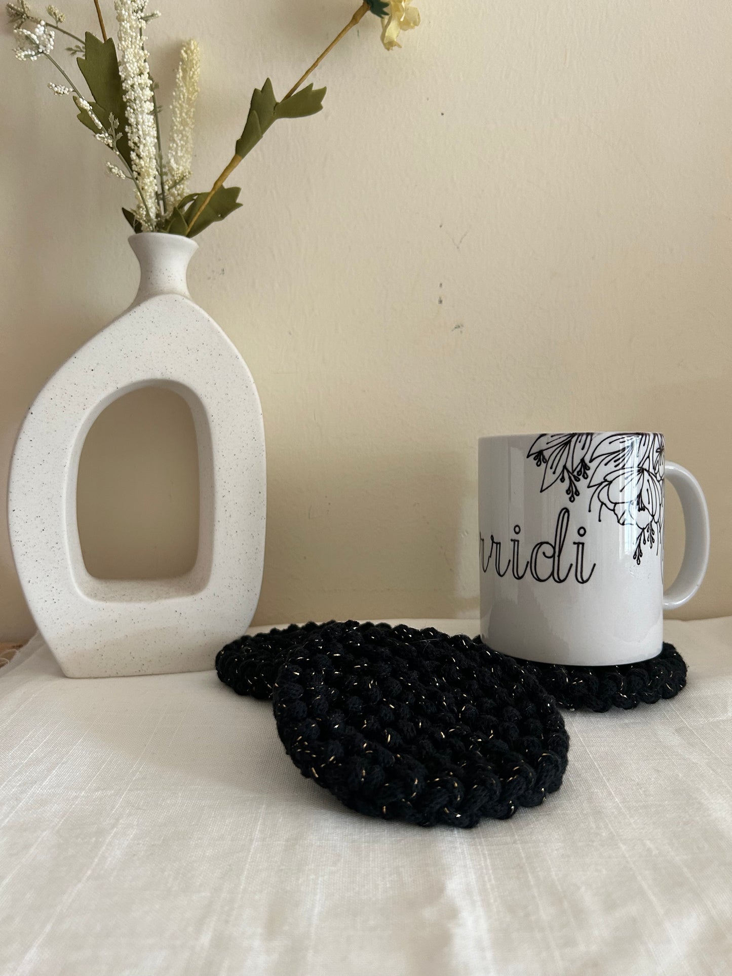 Sottotazza in macramè - MacraLu di Ludovica Mazzanti