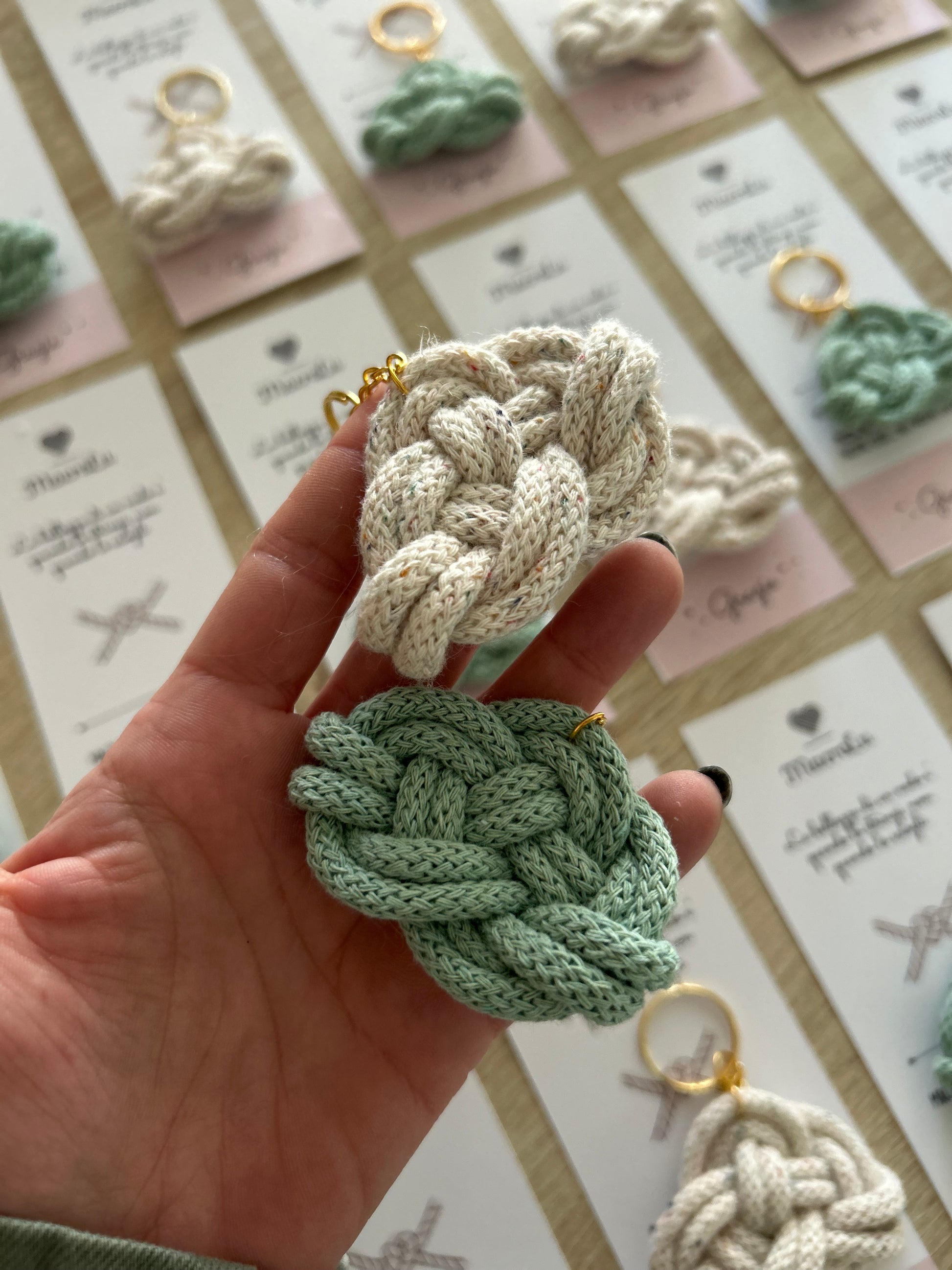 Segnaposto bomboniera gadget nascita nuvola Macramè - MacraLu di Ludovica Mazzanti