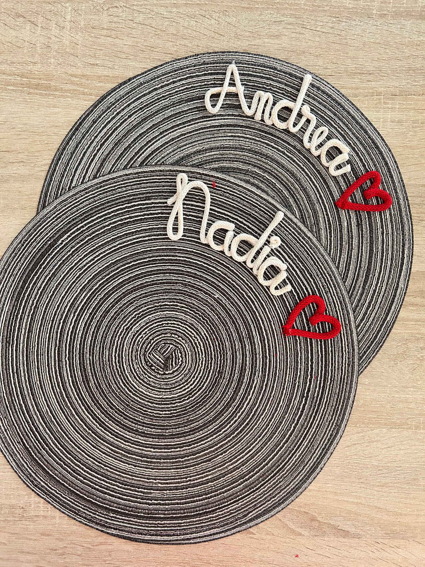 Tovaglietta con nome