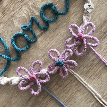 Ghirlanda nascita Mariposa - MacraLu di Ludovica Mazzanti