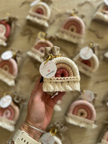 Arcobaleno bomboniera in Macramè - MacraLu di Ludovica Mazzanti