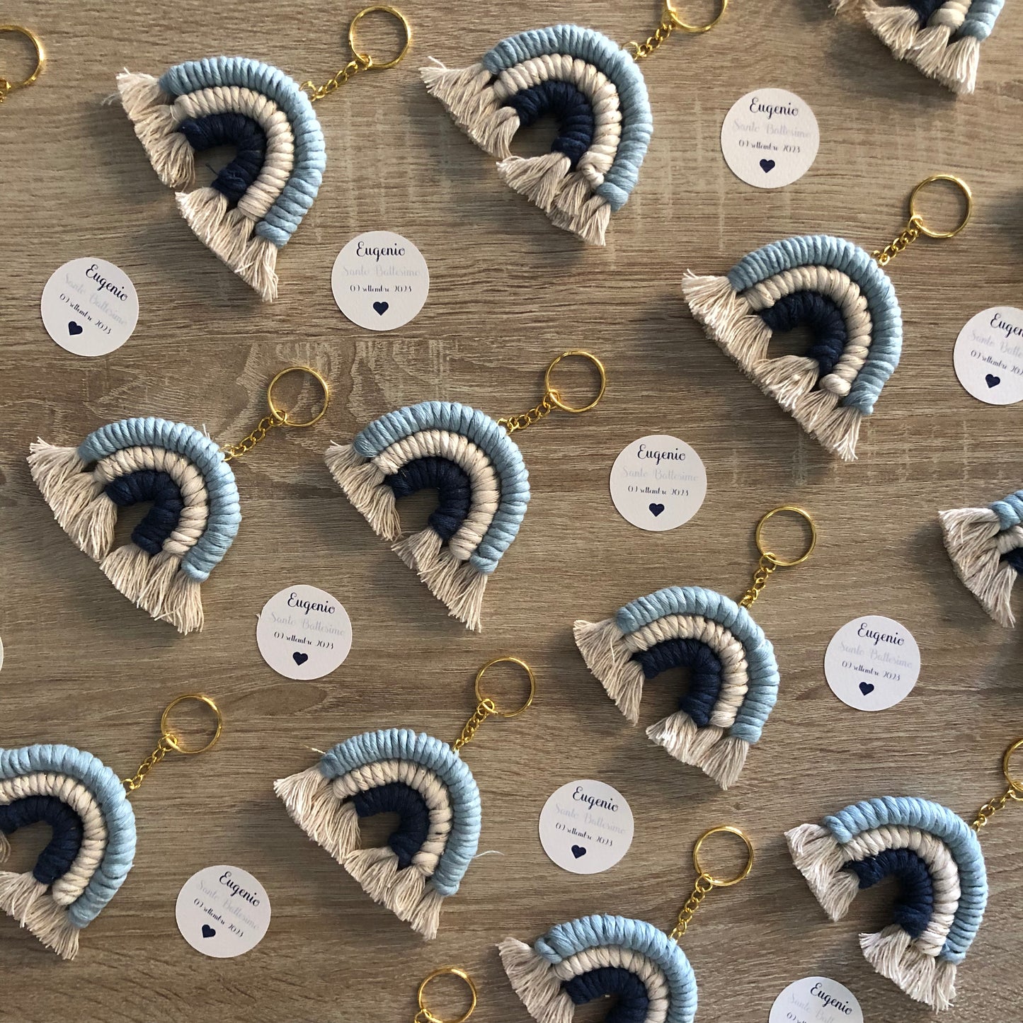 Arcobaleno bomboniera in Macramè - MacraLu di Ludovica Mazzanti