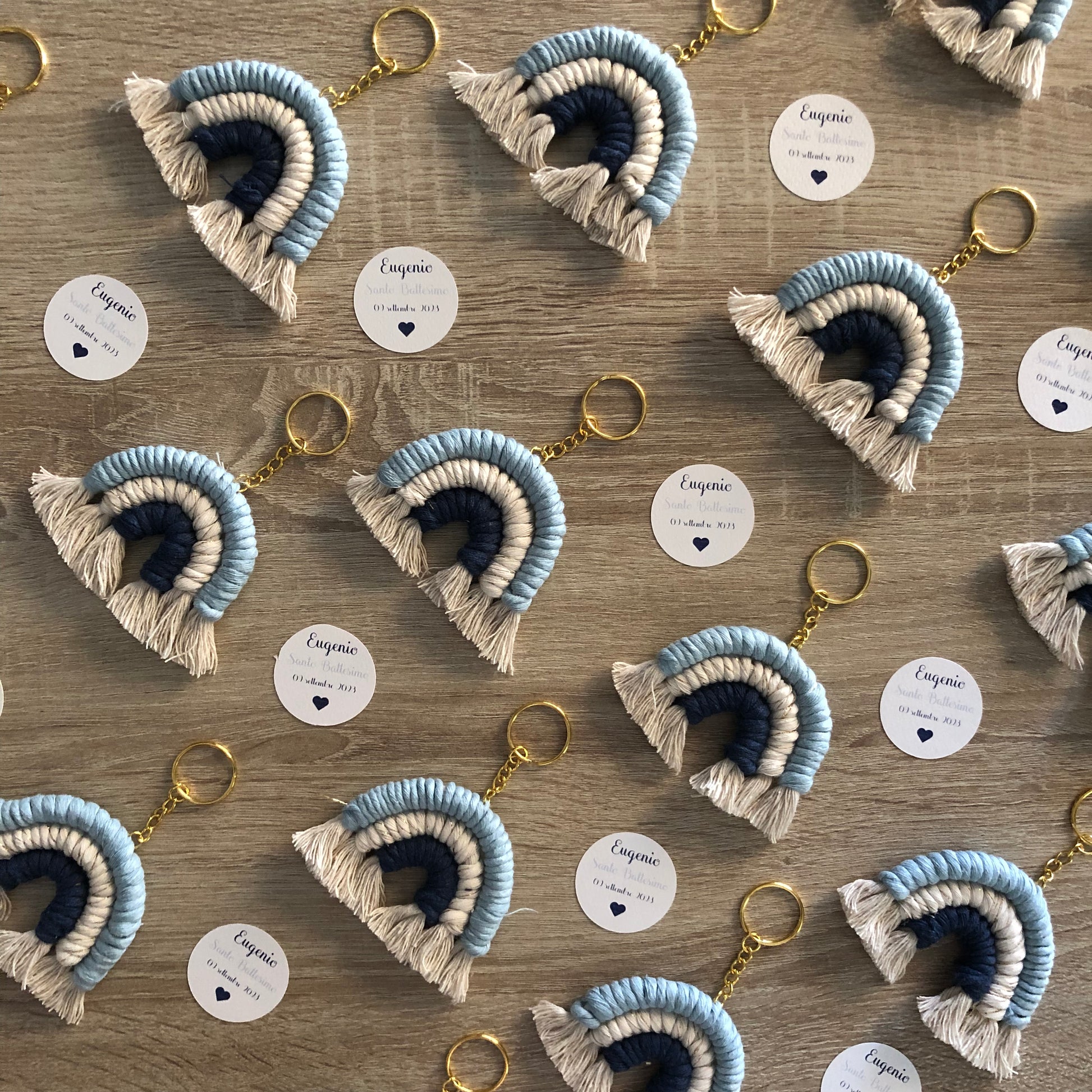 Arcobaleno bomboniera in Macramè - MacraLu di Ludovica Mazzanti