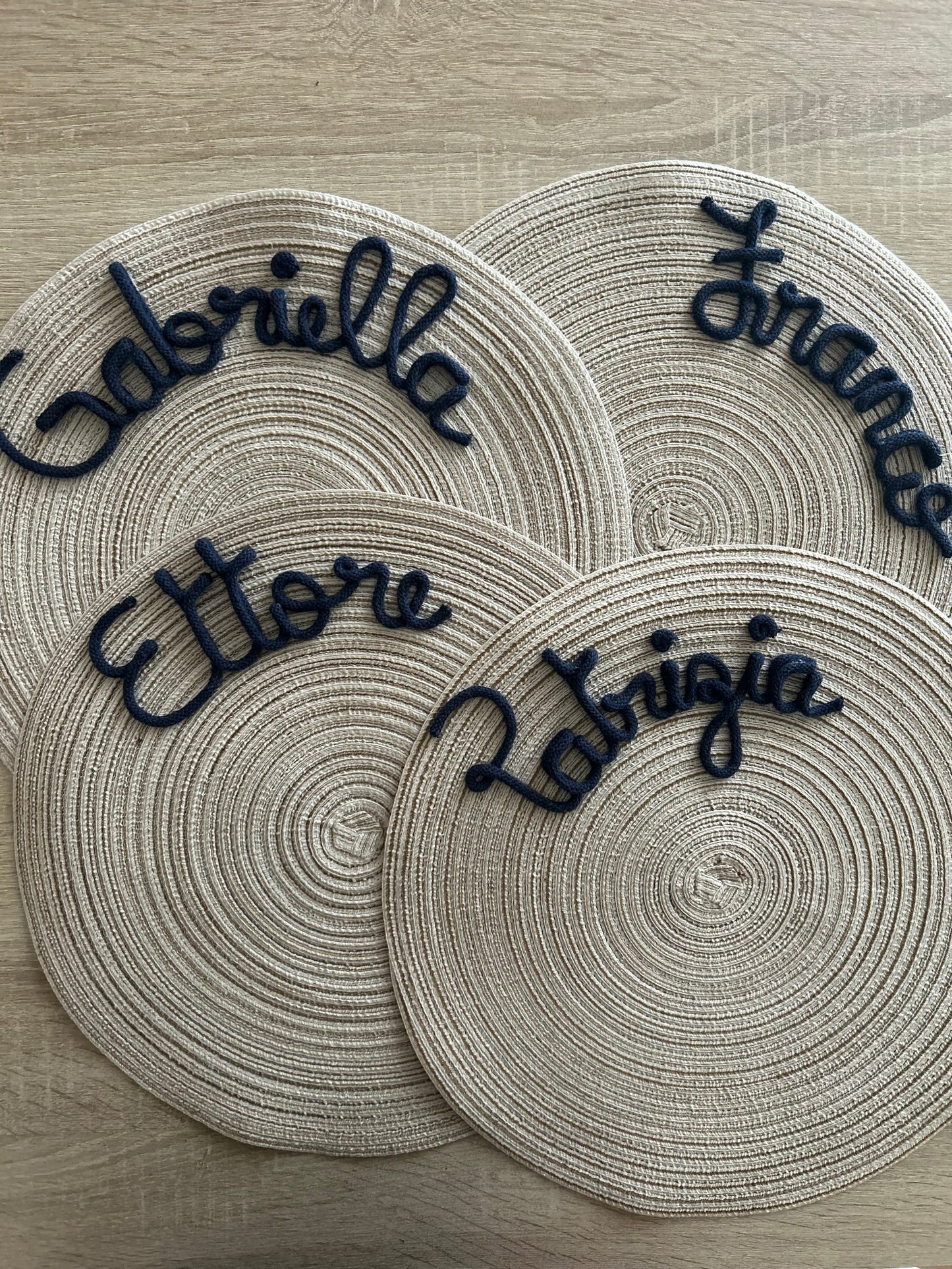 Tovaglietta con nome - MacraLu di Ludovica Mazzanti