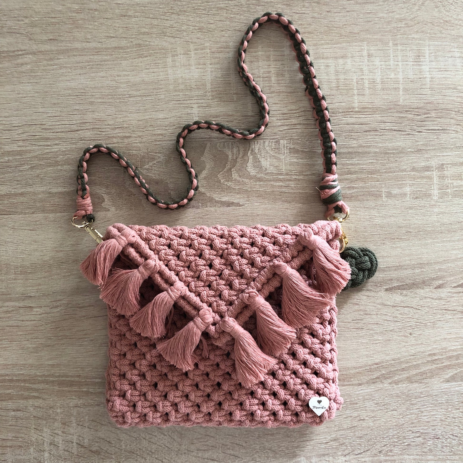 Borsa in Macramè Nuvola - MacraLu di Ludovica Mazzanti
