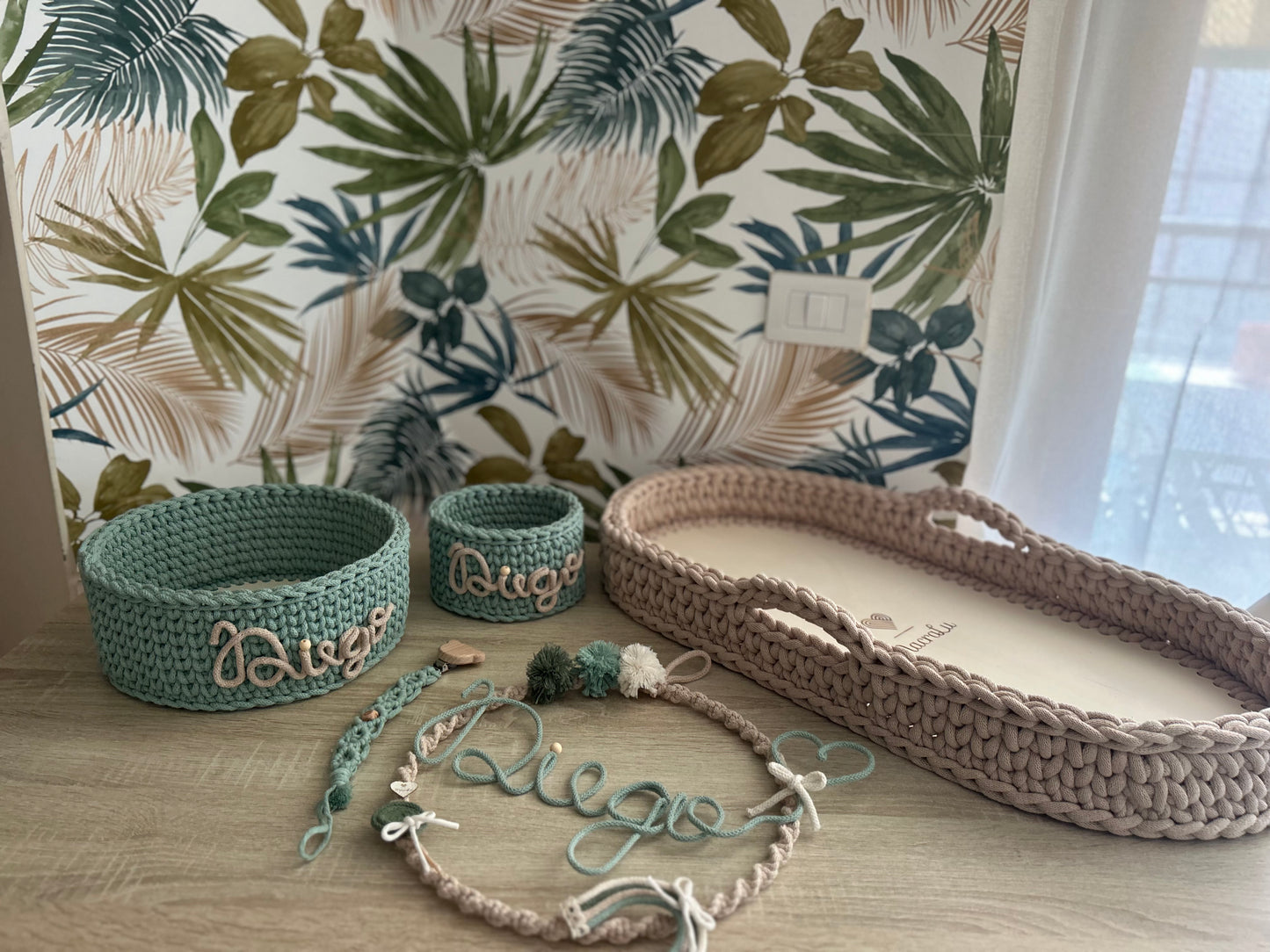 Fasciatoio/cesta con manici • Uncinetto • Baby crochet