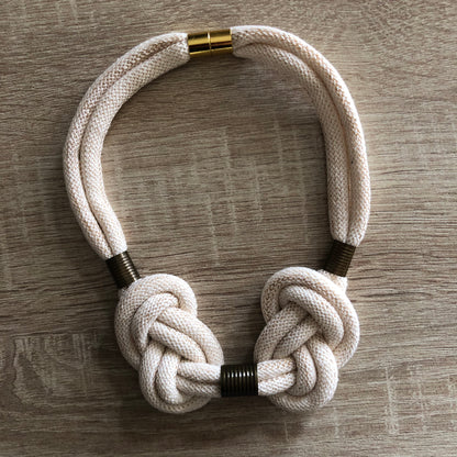 Collane in cotone - MacraLu di Ludovica Mazzanti