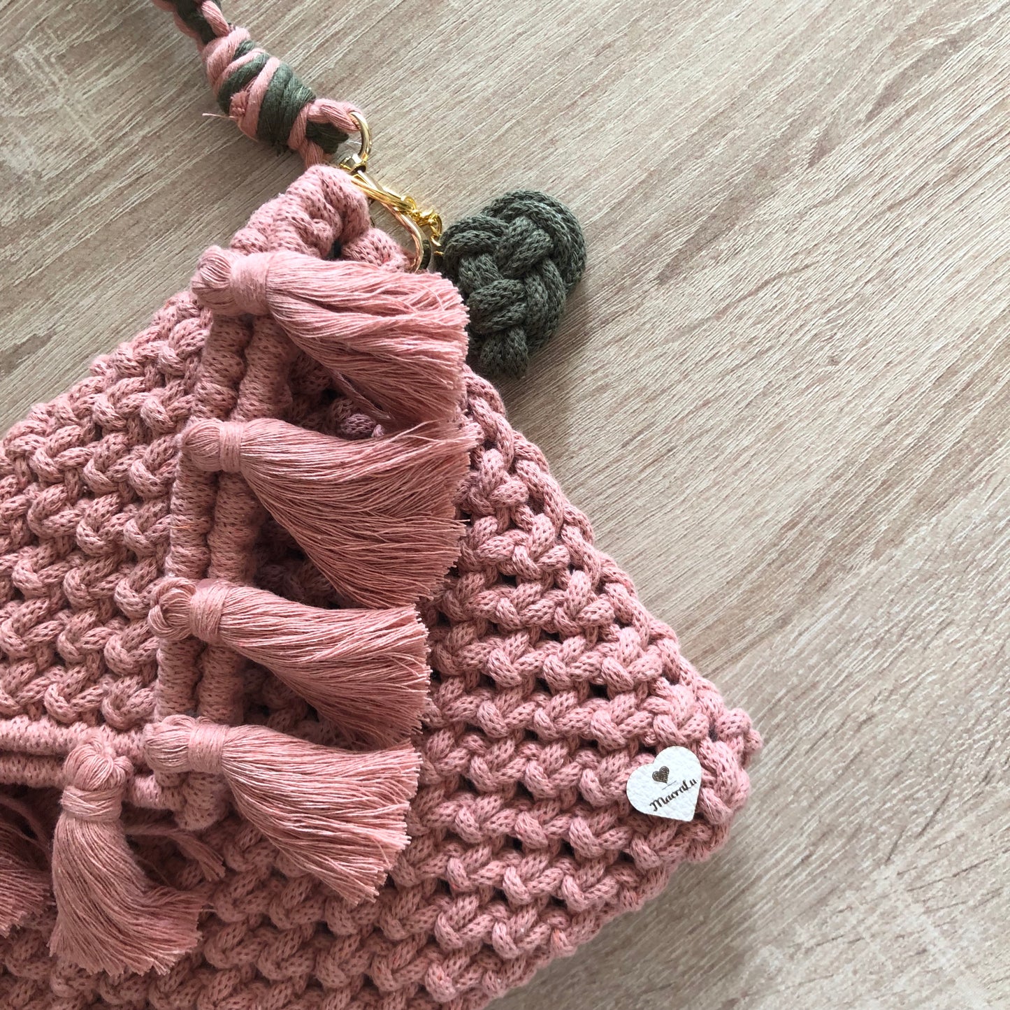 Borsa in Macramè Nuvola - MacraLu di Ludovica Mazzanti