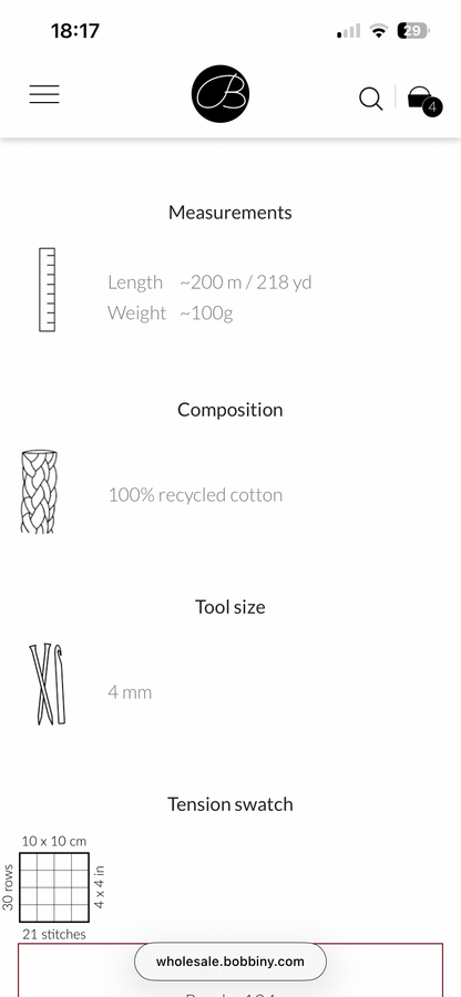 Friendly yarn 200 mt