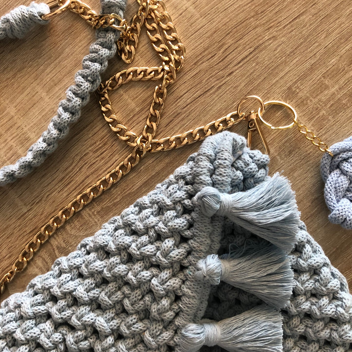 Borsa in Macramè Nuvola - MacraLu di Ludovica Mazzanti