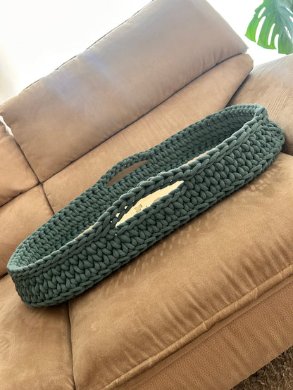 Fasciatoio/cesta con manici • Uncinetto • Baby crochet