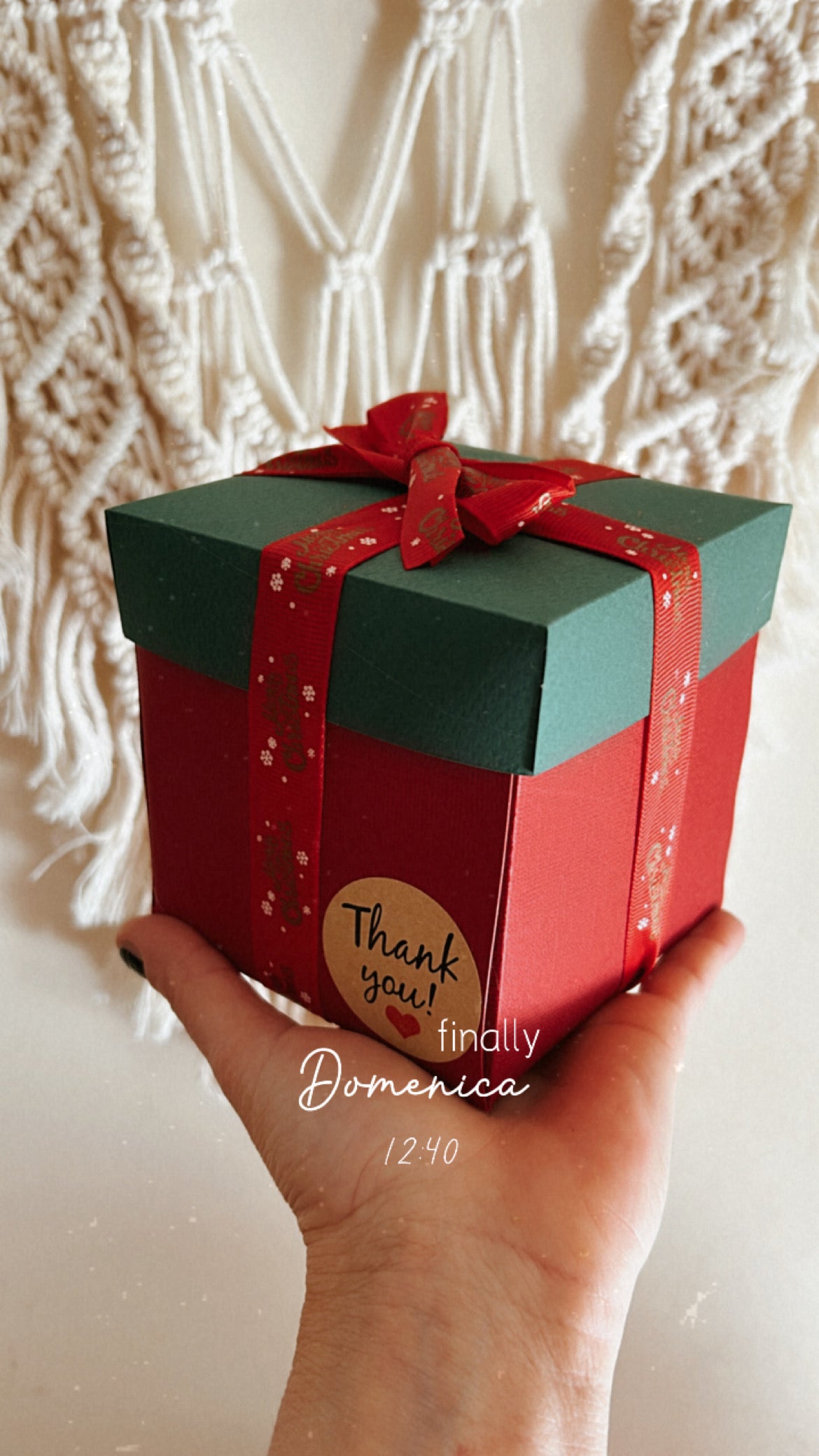 Palline di Natale in Tricotin con nome - MacraLu di Ludovica Mazzanti