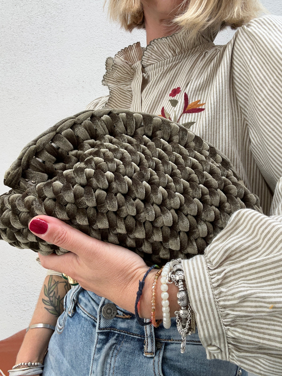 Sally Velvet • Clutch Bag • Uncinetto