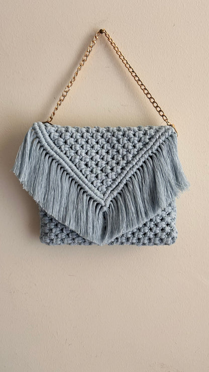 Borsa/pochette in Macramè