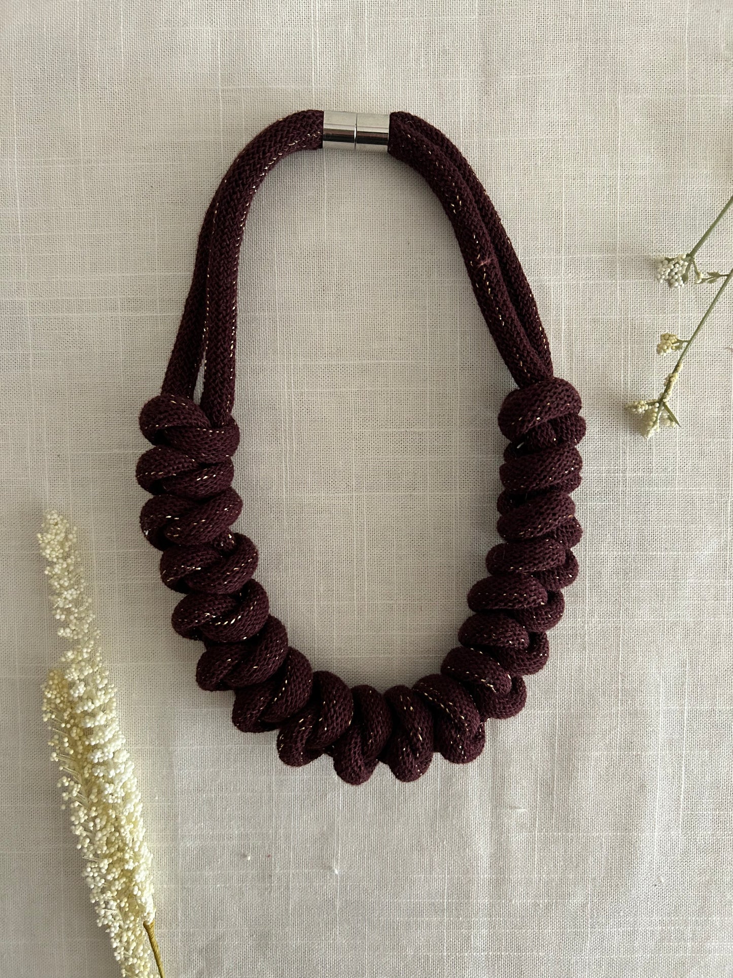 Collane in cotone - MacraLu di Ludovica Mazzanti