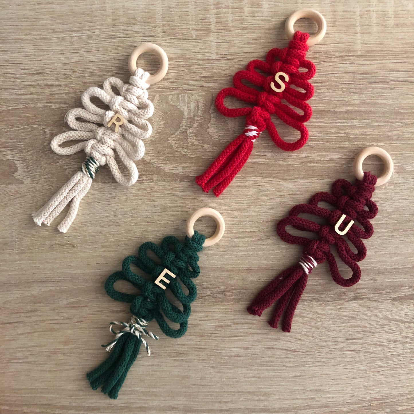 Segnaposto/pallina di Natale Macramè - MacraLu di Ludovica Mazzanti