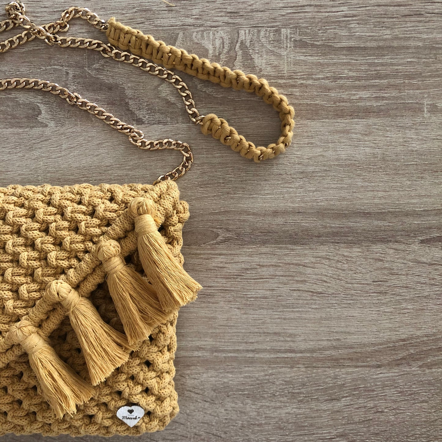 Borsa in Macramè Nuvola - MacraLu di Ludovica Mazzanti