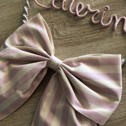 Ghirlanda nascita “Fiocco” - MacraLu di Ludovica Mazzanti