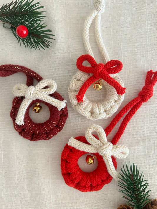Set di mini ghirlandine in macramè - MacraLu di Ludovica Mazzanti