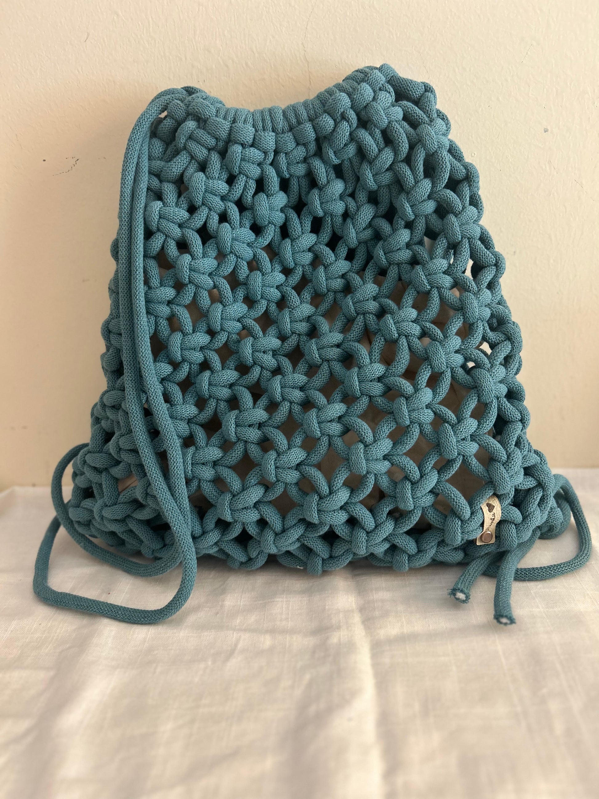 Zaino Primula Backpack in Macramè - MacraLu di Ludovica Mazzanti