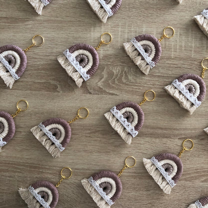 Arcobaleno bomboniera in Macramè - MacraLu di Ludovica Mazzanti