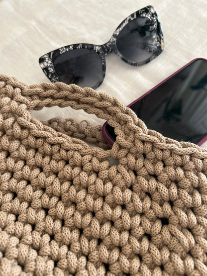 Borsa “Camelia” uncinetto - MacraLu di Ludovica Mazzanti