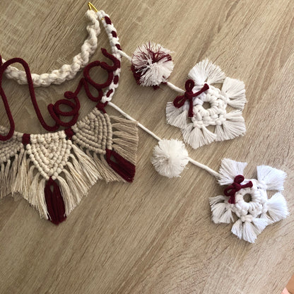 Fiocco Nascita Macrame Luna - MacraLu di Ludovica Mazzanti