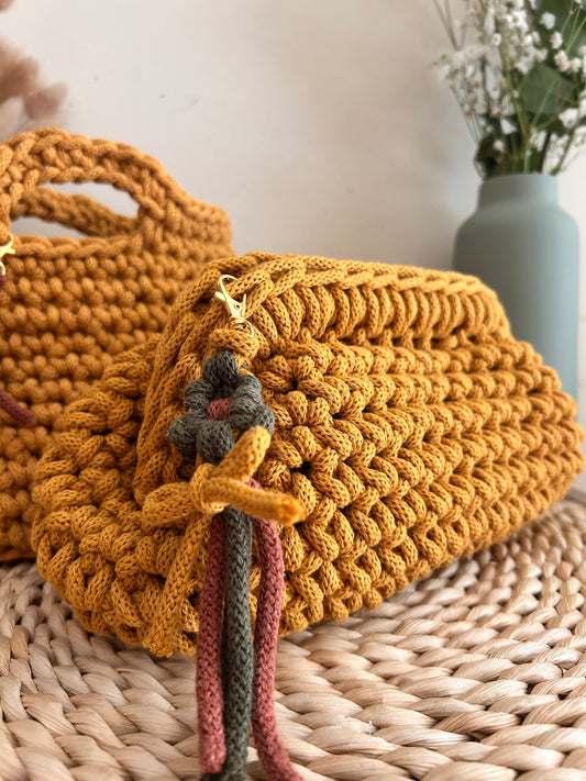 Olga Clutch Bag uncinetto - MacraLu di Ludovica Mazzanti