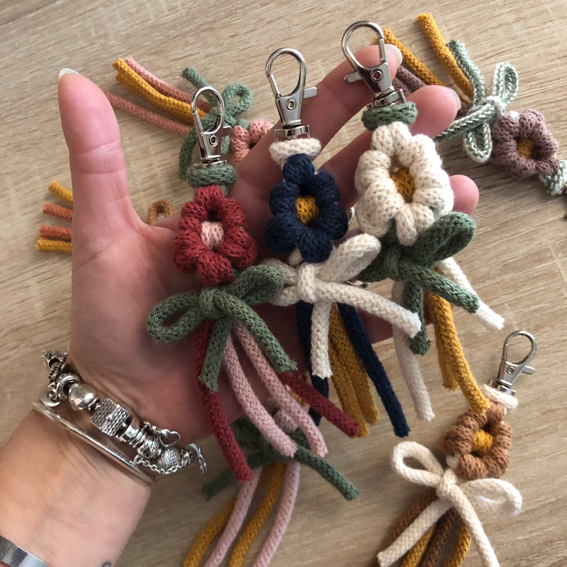 Portachiavi Flower - MacraLu di Ludovica Mazzanti