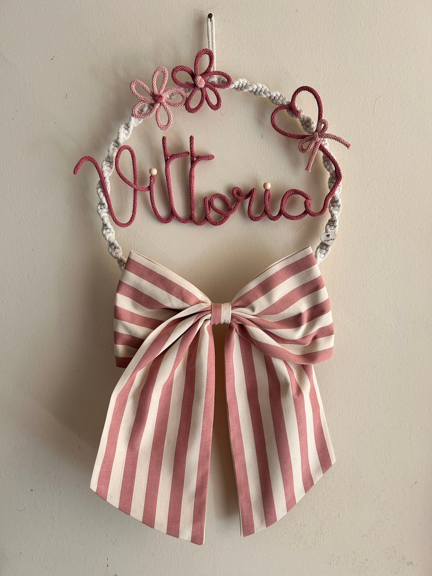 Ghirlanda nascita “Fiocco”