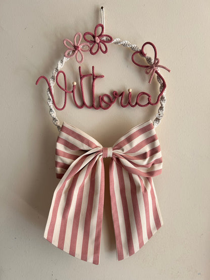 Ghirlanda nascita “Fiocco”