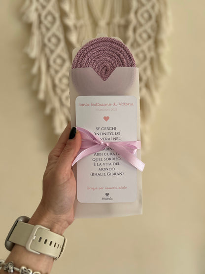 Maxi lecca lecca bomboniera segnaposto con matita - MacraLu di Ludovica Mazzanti