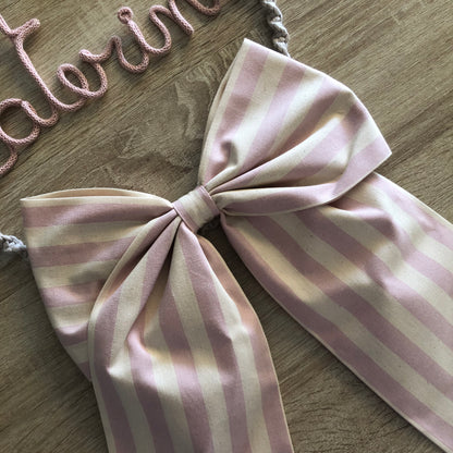 Ghirlanda nascita “Fiocco” - MacraLu di Ludovica Mazzanti