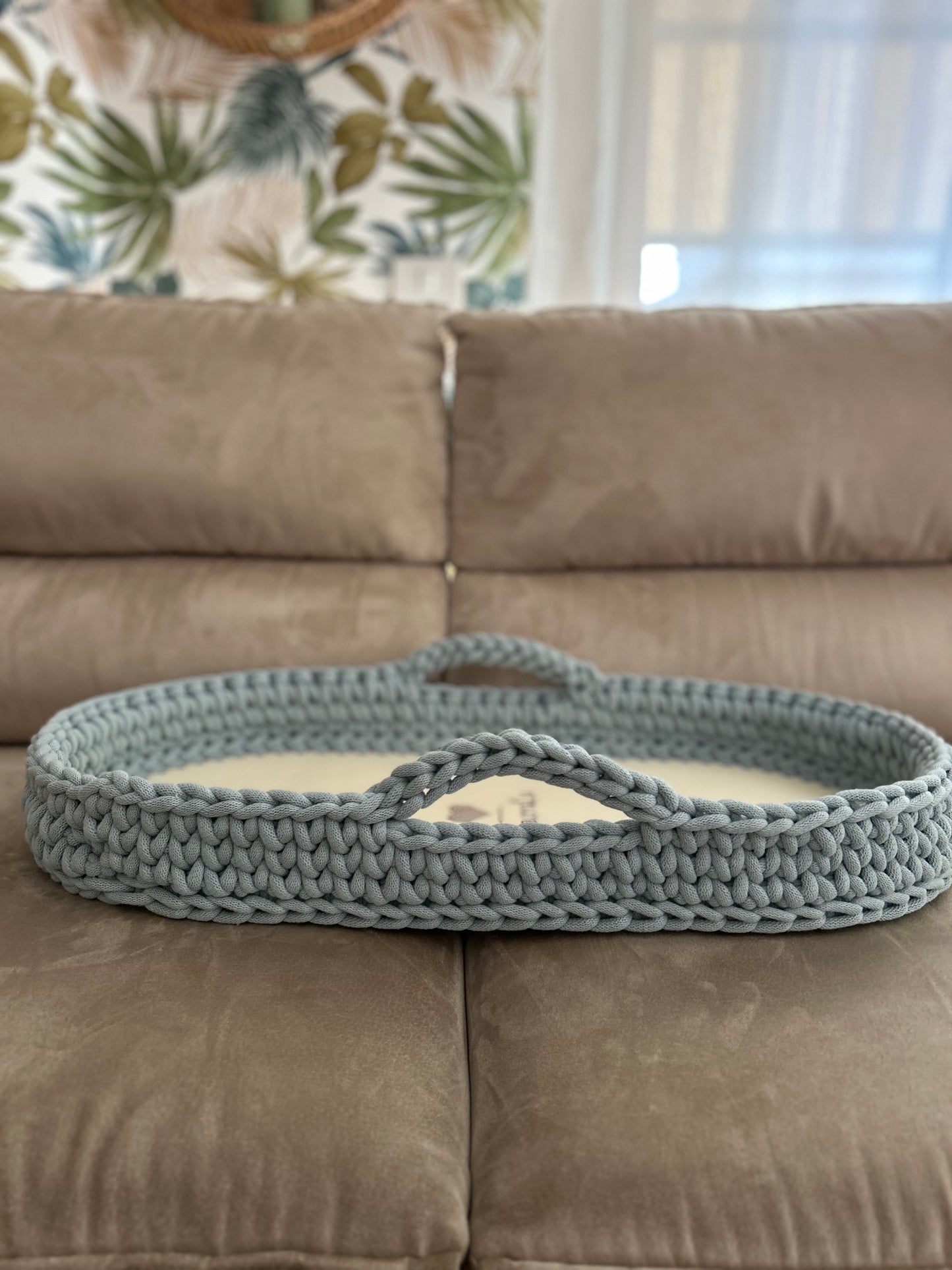Fasciatoio/cesta con manici • Uncinetto • Baby crochet