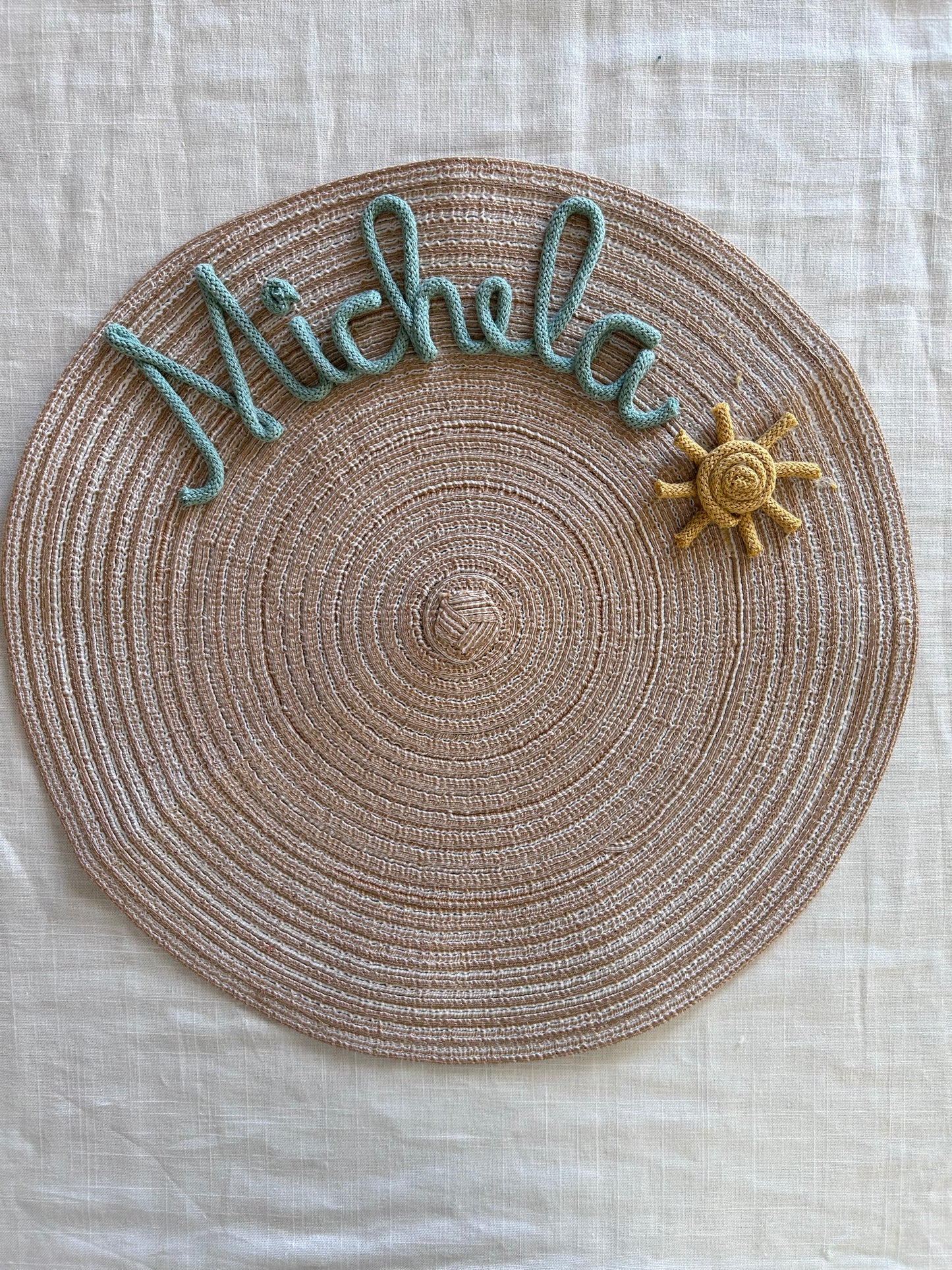 Tovaglietta con nome - MacraLu di Ludovica Mazzanti