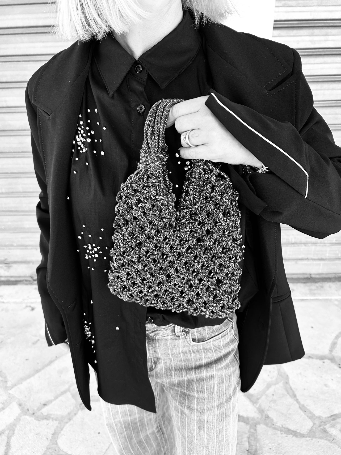 Borsa Infinity Strass • Macramè