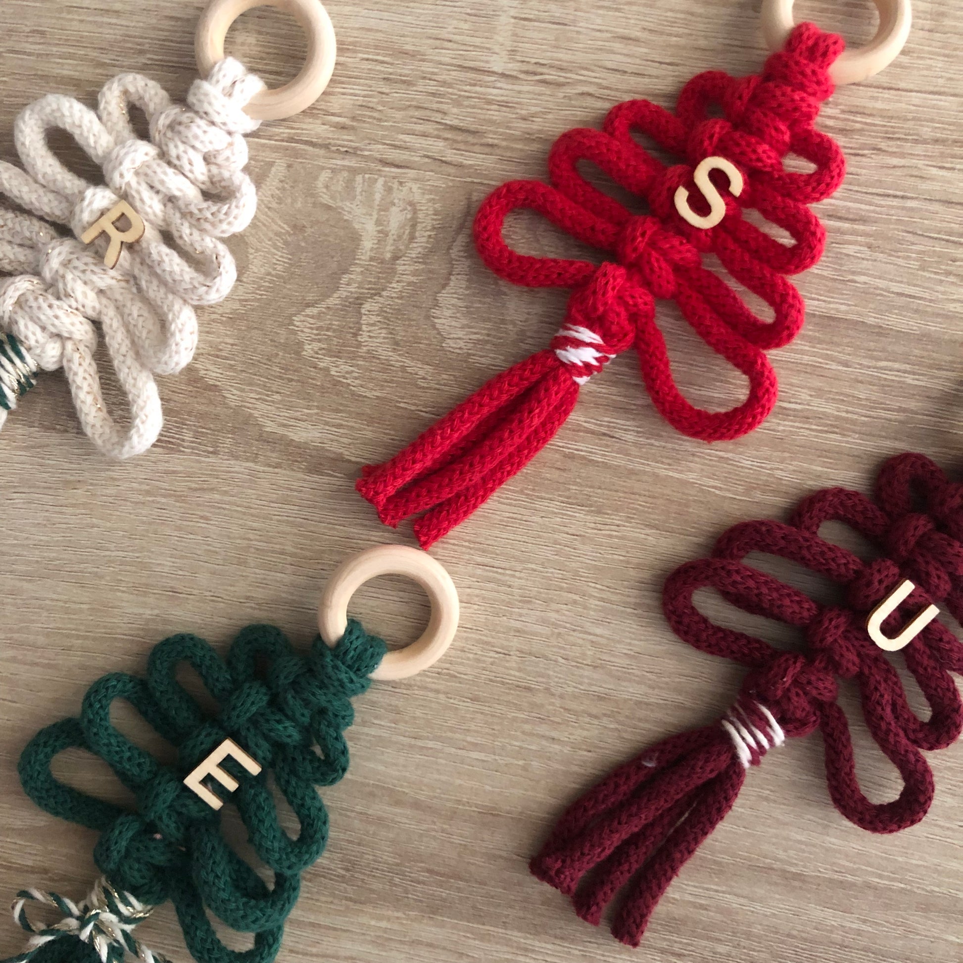 Segnaposto/pallina di Natale Macramè - MacraLu di Ludovica Mazzanti