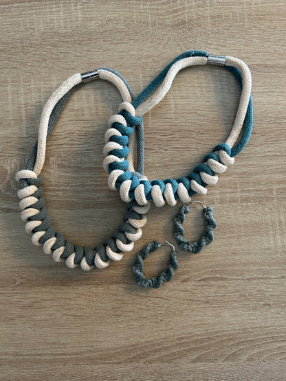 Collane in cotone - MacraLu di Ludovica Mazzanti