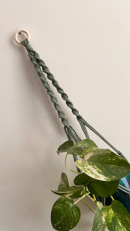 Portavaso in Macramè da Parete | Portapianta Handmade Boho