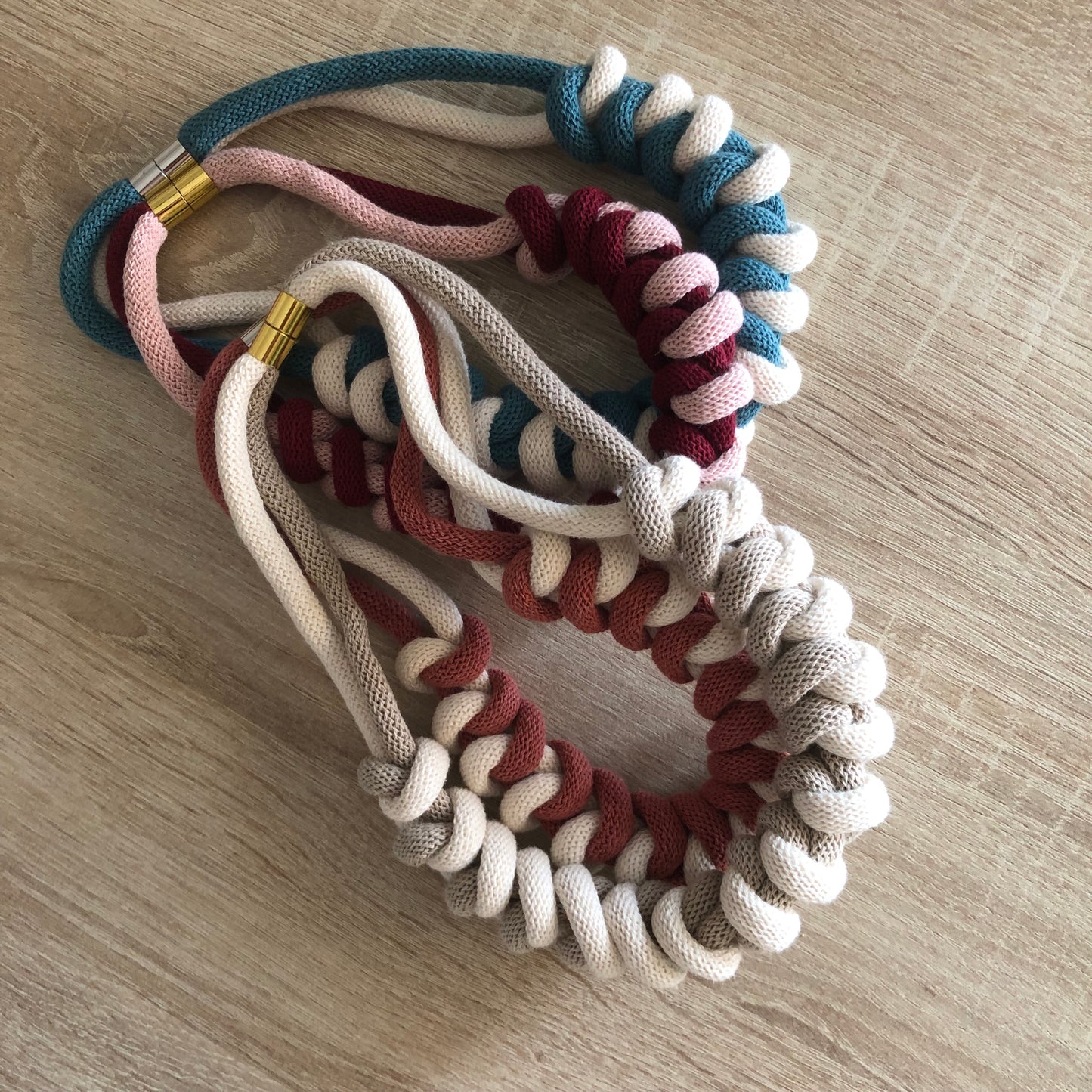 Collane in cotone - MacraLu di Ludovica Mazzanti