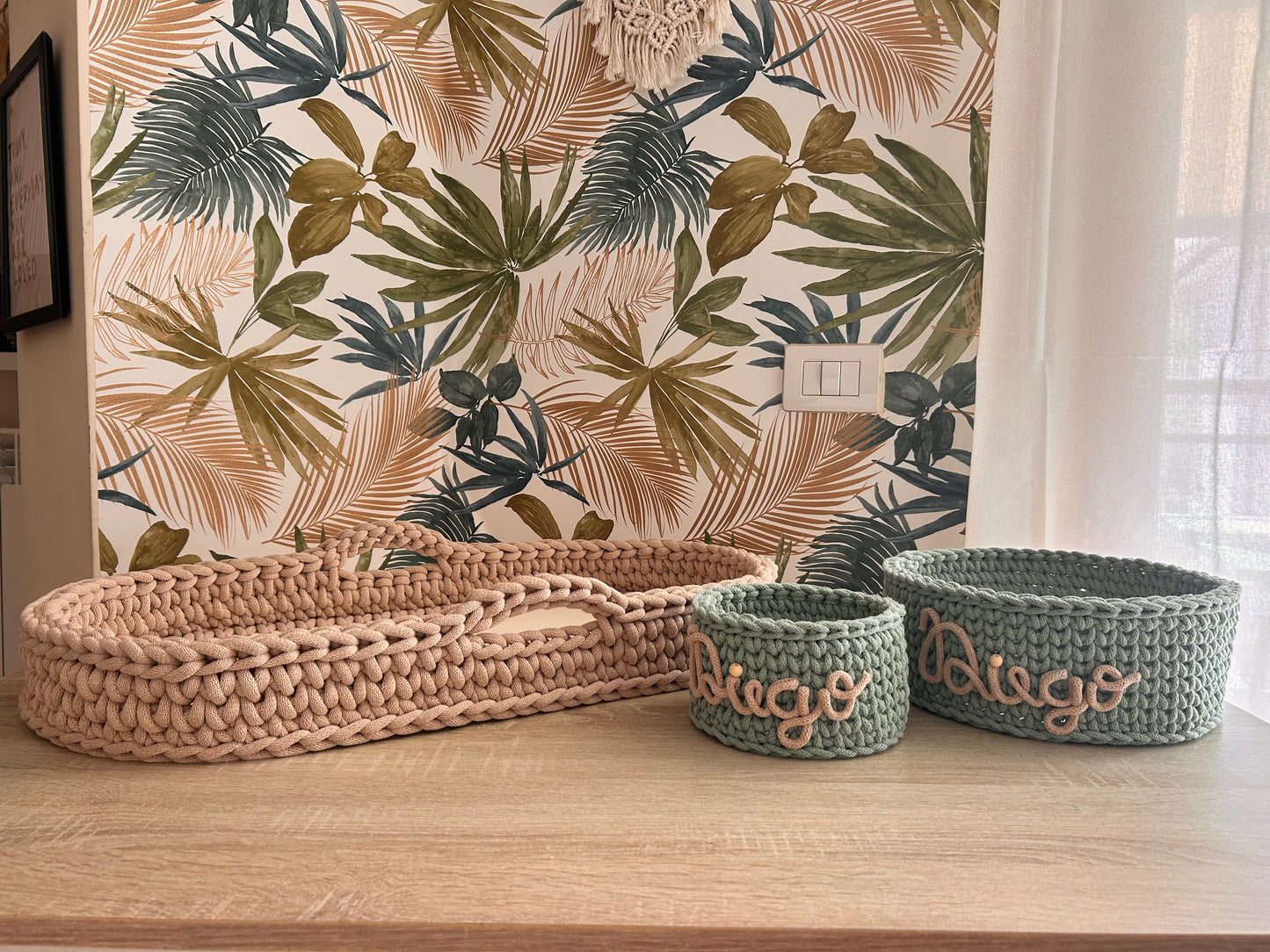 Fasciatoio/cesta con manici • Uncinetto • Baby crochet