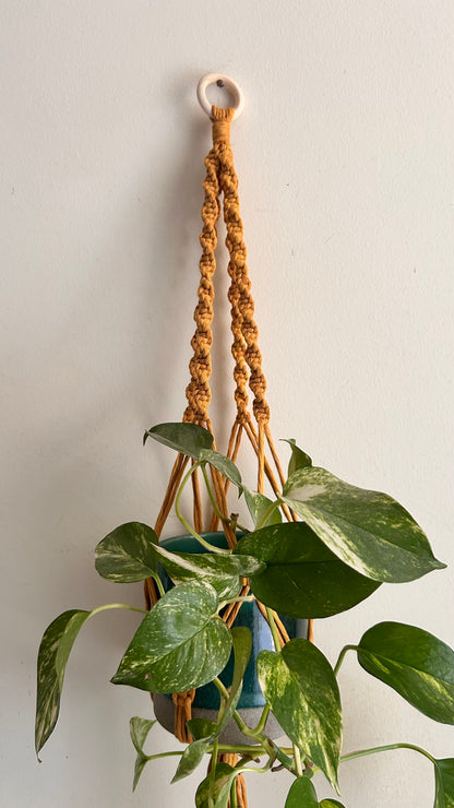 Portavaso in Macramè da Parete | Portapianta Handmade Boho