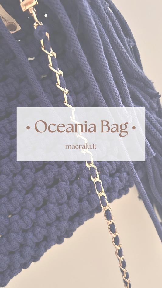 Oceania Bag • Borsa in Macramè con frange - MacraLu di Ludovica Mazzanti