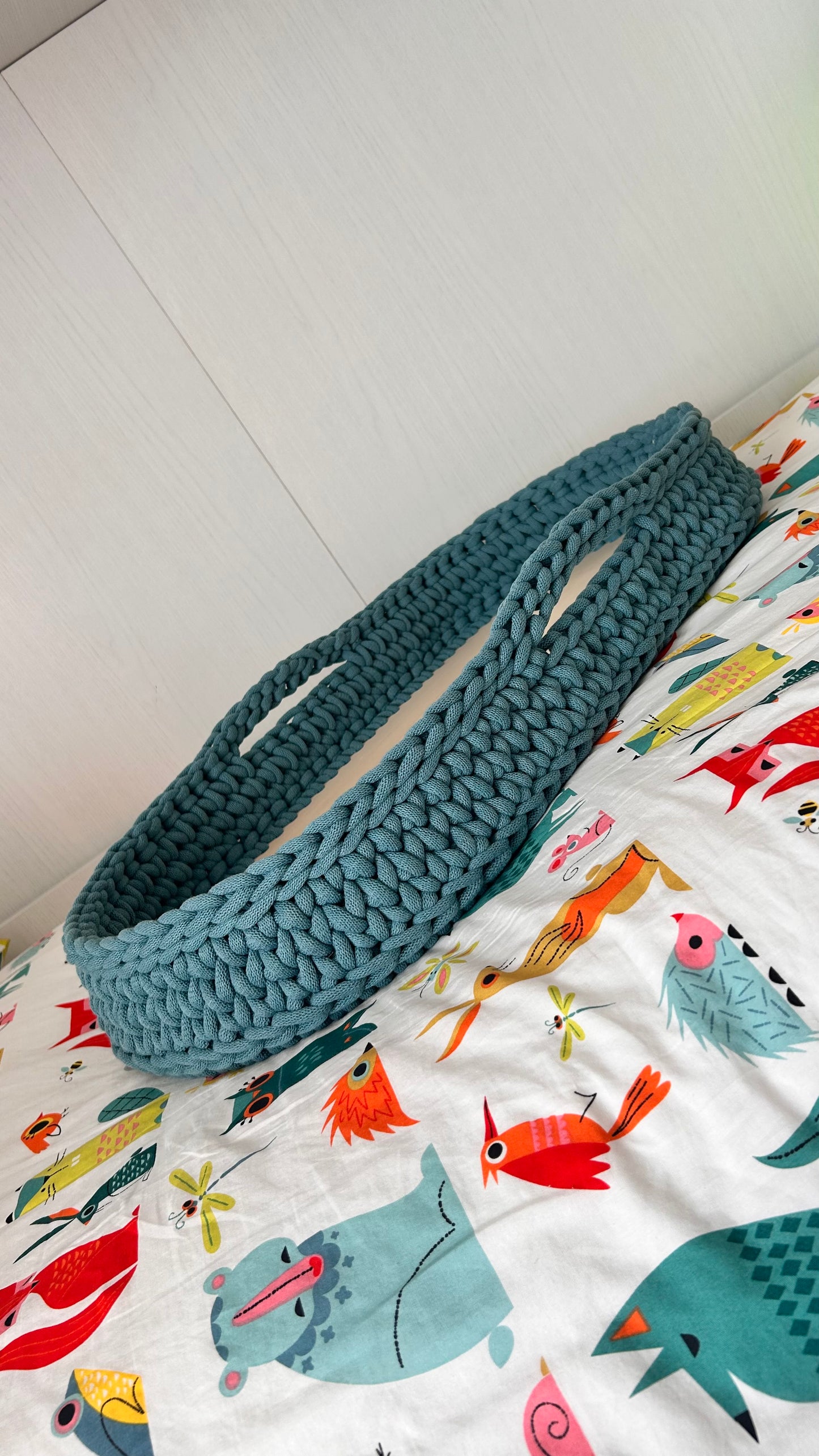 Fasciatoio/cesta con manici • Uncinetto • Baby crochet